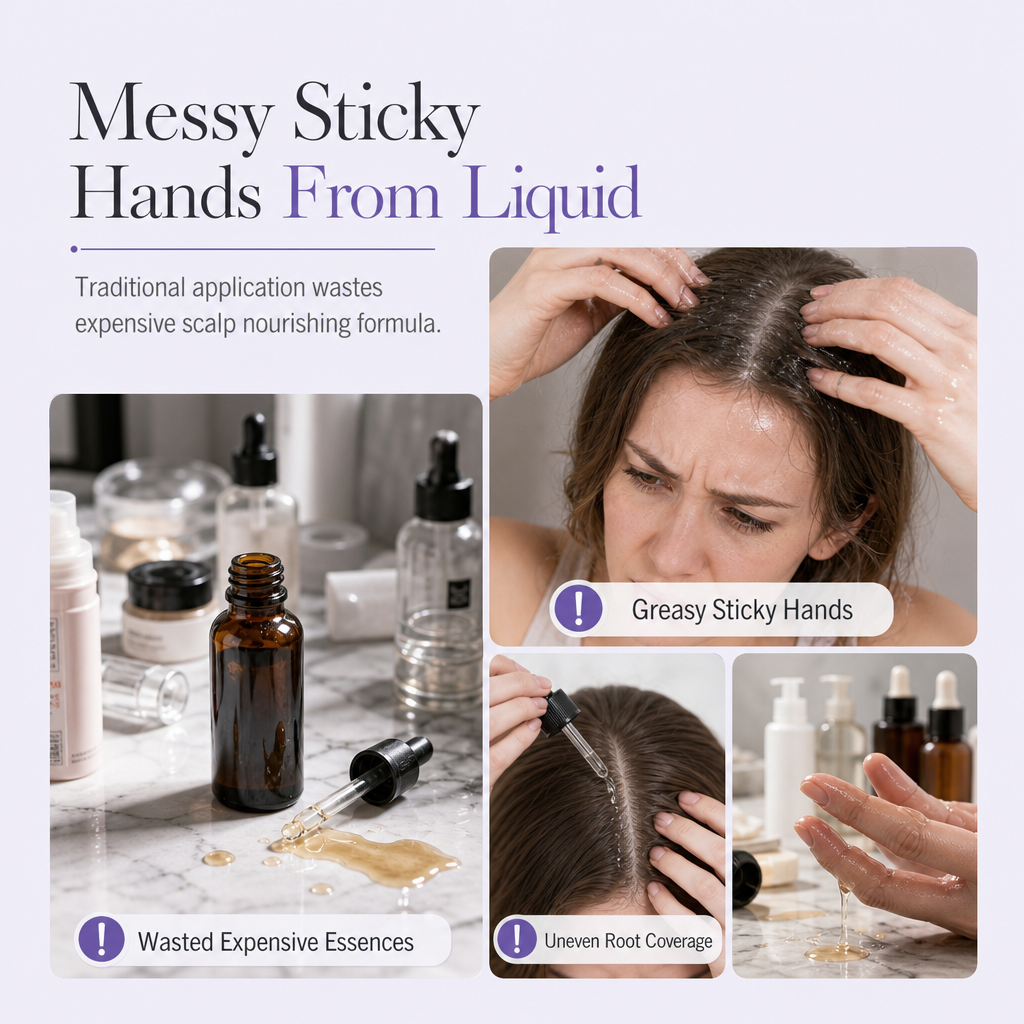 Scalp Applicator Comb with Dropper – product image