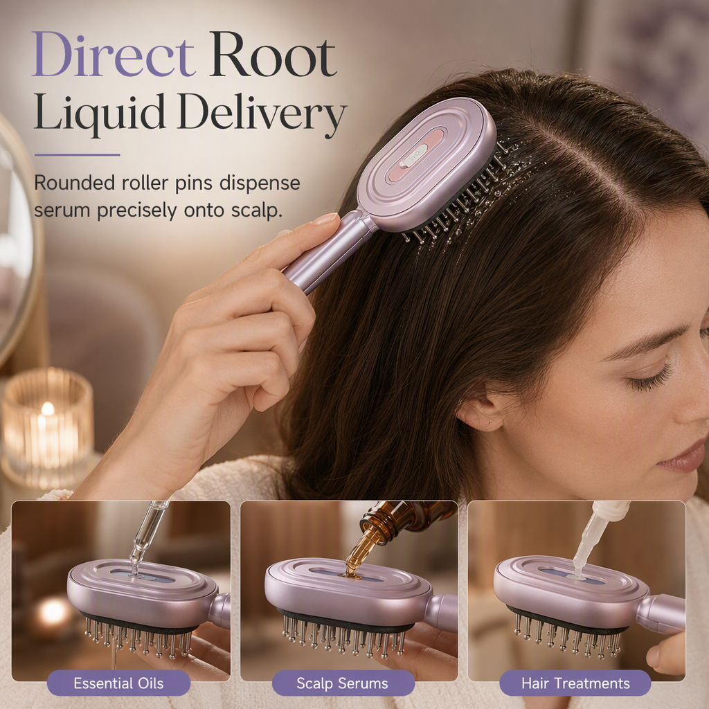 Scalp Applicator Comb with Dropper – product image