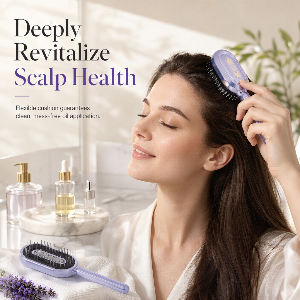Scalp Applicator Comb with Dropper – product image