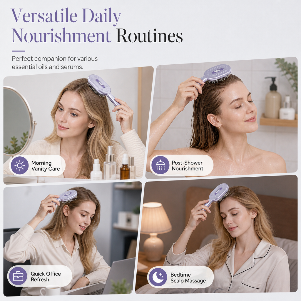Scalp Applicator Comb with Dropper – product image