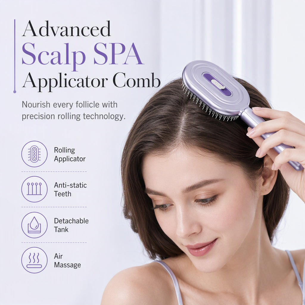Scalp Applicator Comb with Dropper – product image