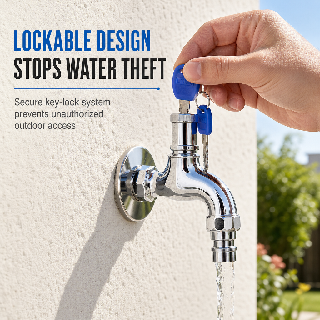 Lockable Outdoor Water Faucet – product image