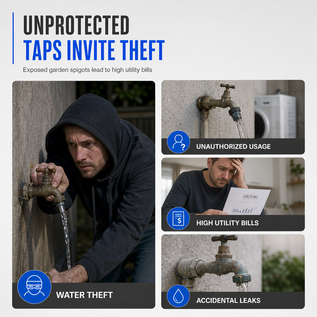 Lockable Outdoor Water Faucet – product image