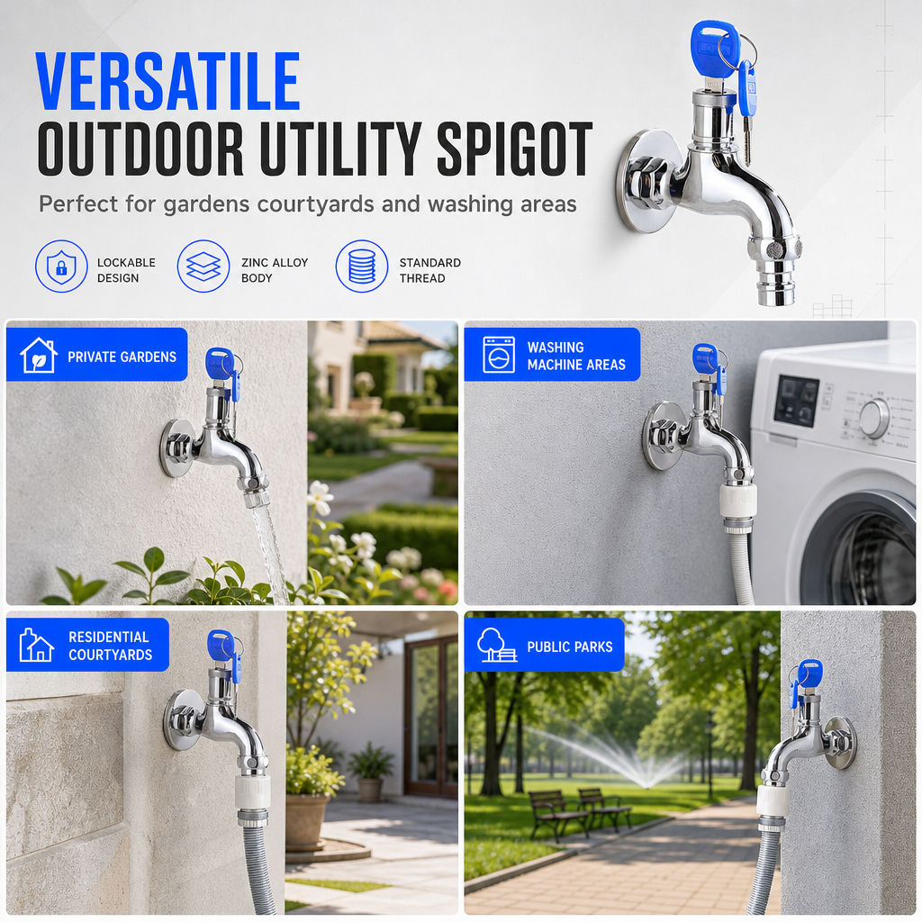 Lockable Outdoor Water Faucet – product image