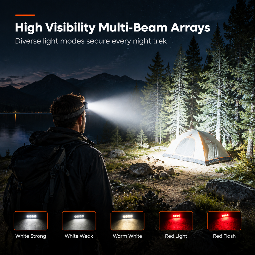 Rechargeable LED Headlamp – product image