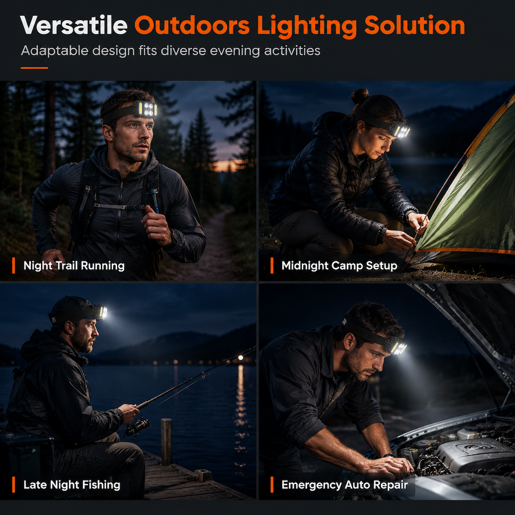 Rechargeable LED Headlamp – product image