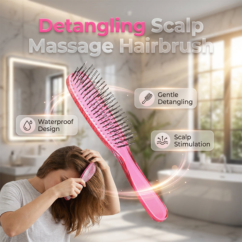 Portable Scalp Massage Hairbrush – product image