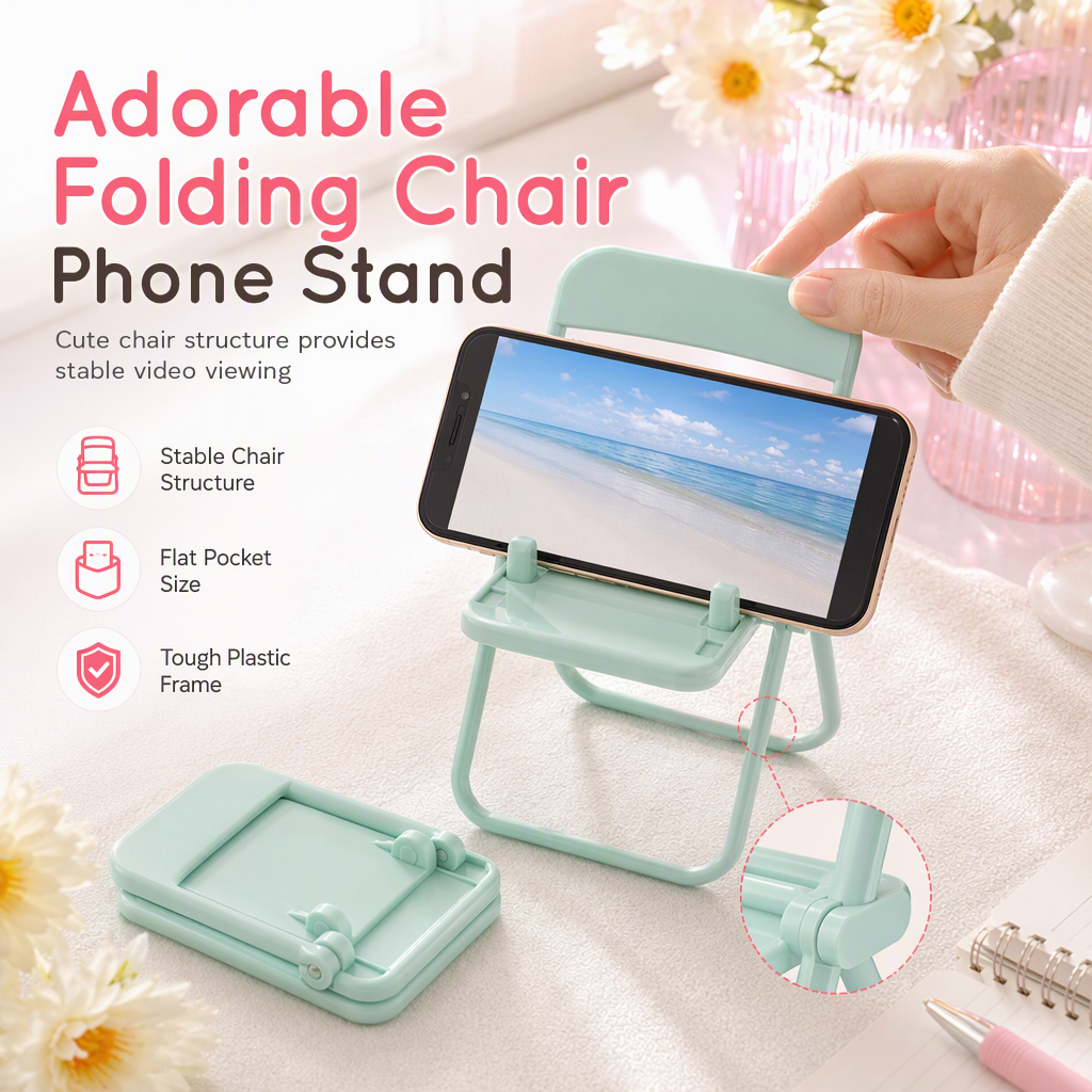 Folding Chair-Shaped Phone Stand – product image
