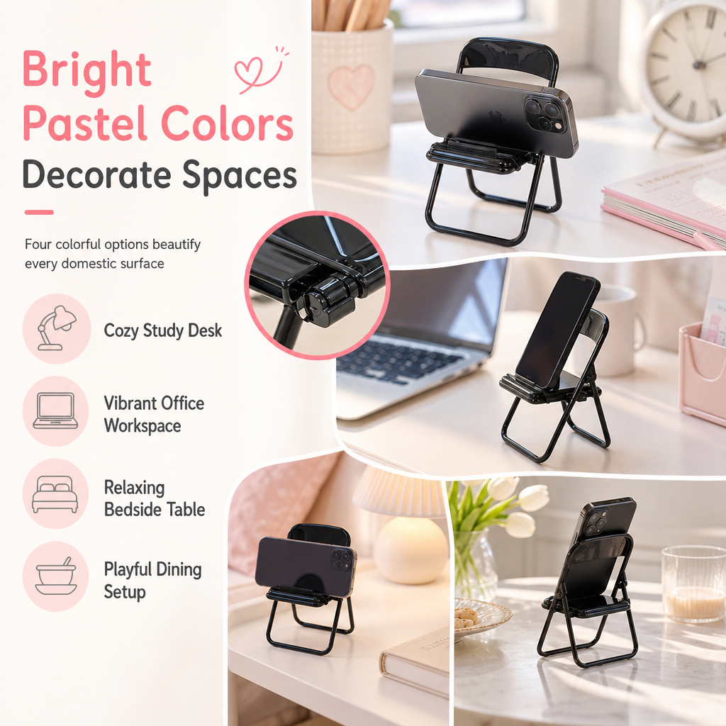 Folding Chair-Shaped Phone Stand – product image